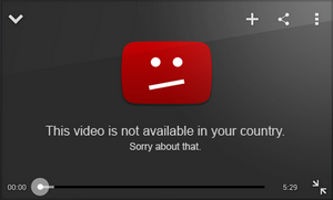This video is not available in your country.